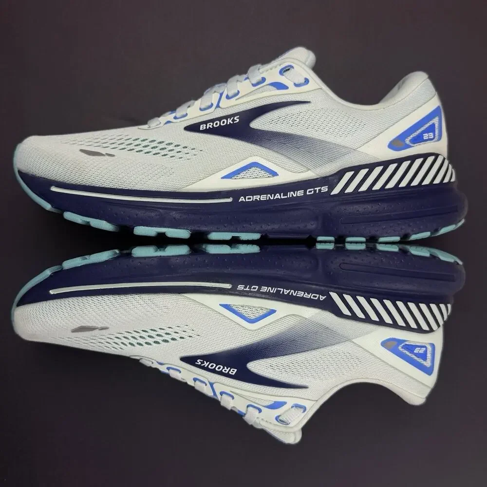 Brooks Adrenaline GTS 23 Women’s 8.5 Blue Glass Marina Running Shoes 1203811B471